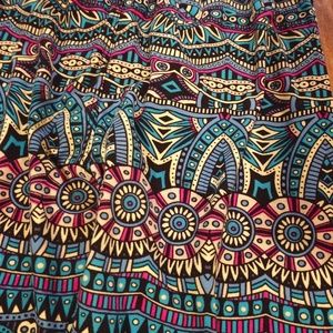 Tribal print leggings